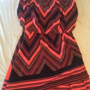 Strapless Patterned Dress
